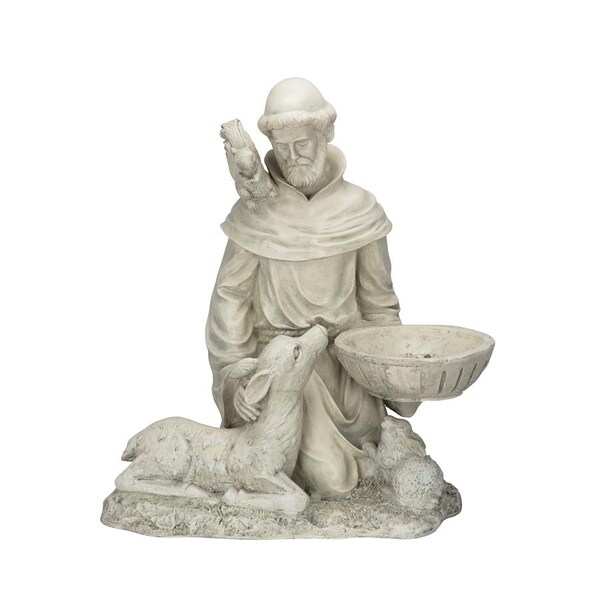 Design Toscano St. Francis Feeds the Animals Garden Statue - EU40076