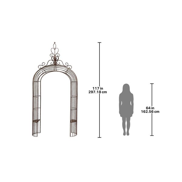 Design Toscano The Princess' Metal Garden Arch - FU71591