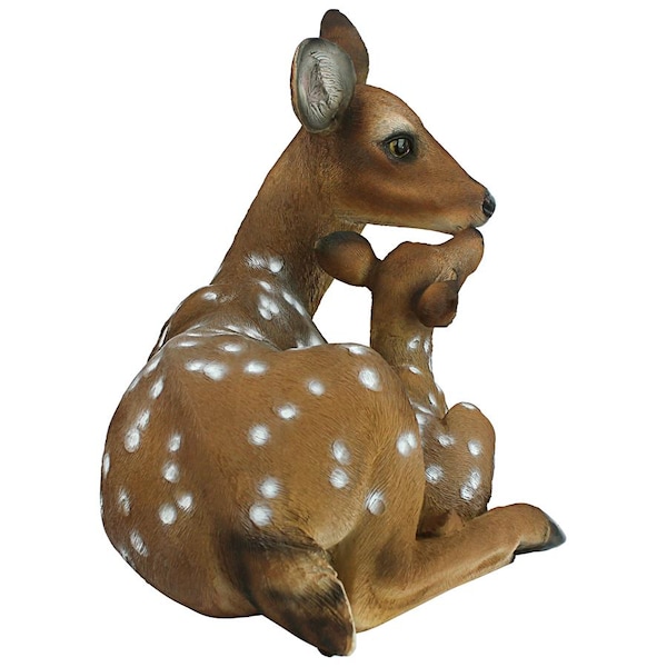 Design Toscano Mothers Love, Doe and Fawn Sculpture - QL55949