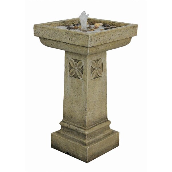 Design Toscano White Chapel Manor Pedestal Garden Fountain - SS12241