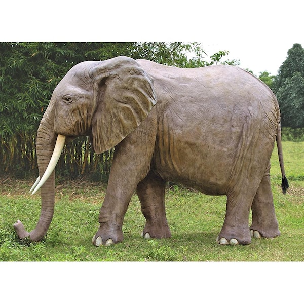 Design Toscano Enormous African Elephant Statue - NE100059