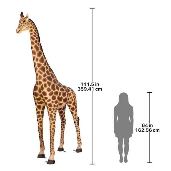 Design Toscano Malee Grand Scale Giraffe Garden Statue - NE90070