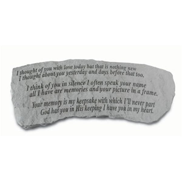 Kay Berry - Inc. I Thought Of You With Love - Memorial Bench - 29 Inches x 12 Inches x 14.5 Inches - KA313376