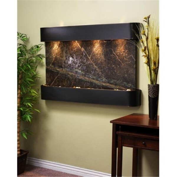 Adagio Adagio SSR1505 Sunrise Springs - Green Rainforest Marble Wall Fountain - SSR1505