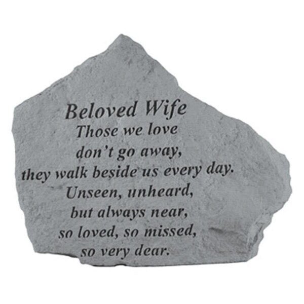 Berry Kay - Inc. Beloved Wife Those We Love - Memorial - 6.875 Inches x 5.5 Inches - 15420