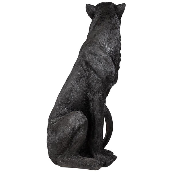 Design Toscano Pensive Panther Black Jaguar Statue - JQ8762