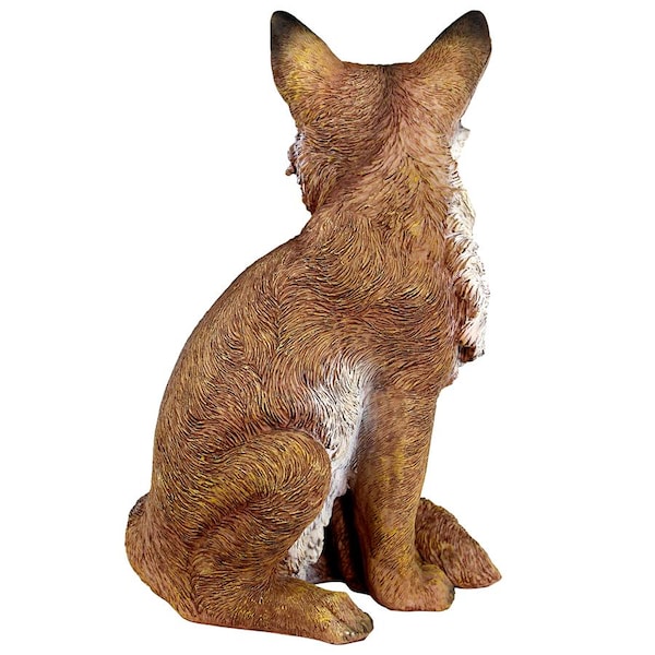 Design Toscano Fabian, the Flamboyant Fox Garden Statue - QM22092