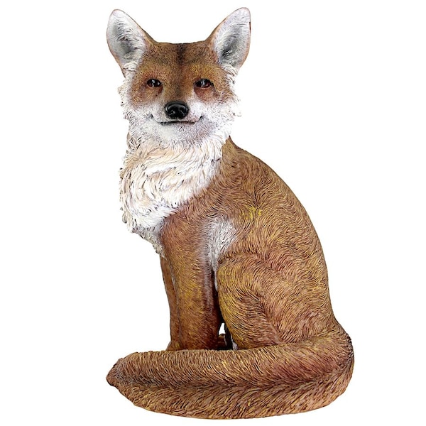 Design Toscano Fabian, the Flamboyant Fox Garden Statue - QM22092