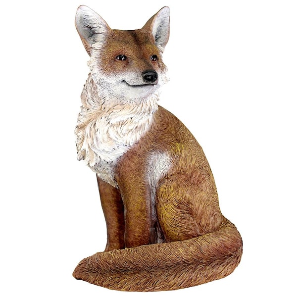 Design Toscano Fabian, the Flamboyant Fox Garden Statue - QM22092