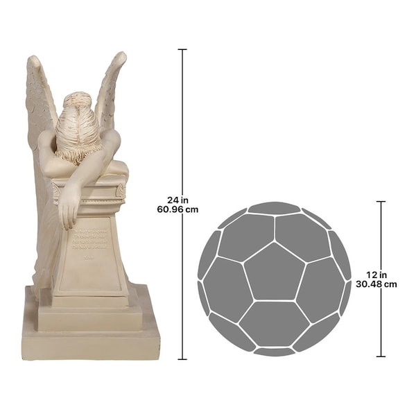Design Toscano Angel of Grief  Monument Statue - DB1111