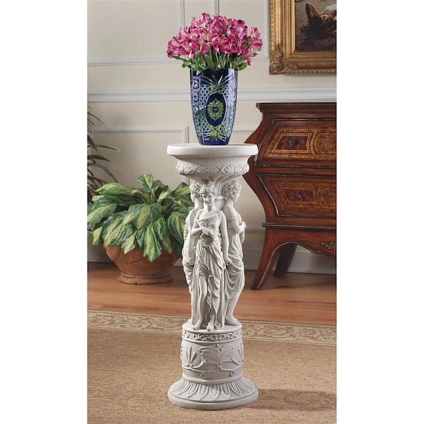 Design Toscano Chatsworth Manor Neoclassical Sculptural Pedestal - KY992