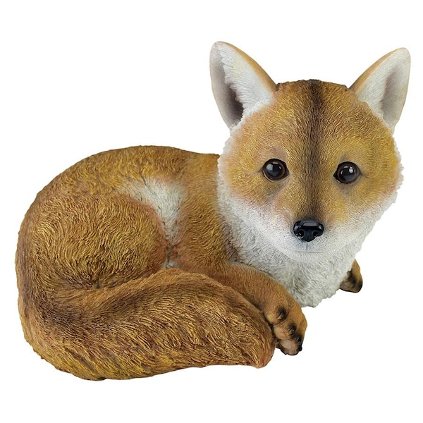 Design Toscano Diablo the Baby Red Fox Statue - QM2585100