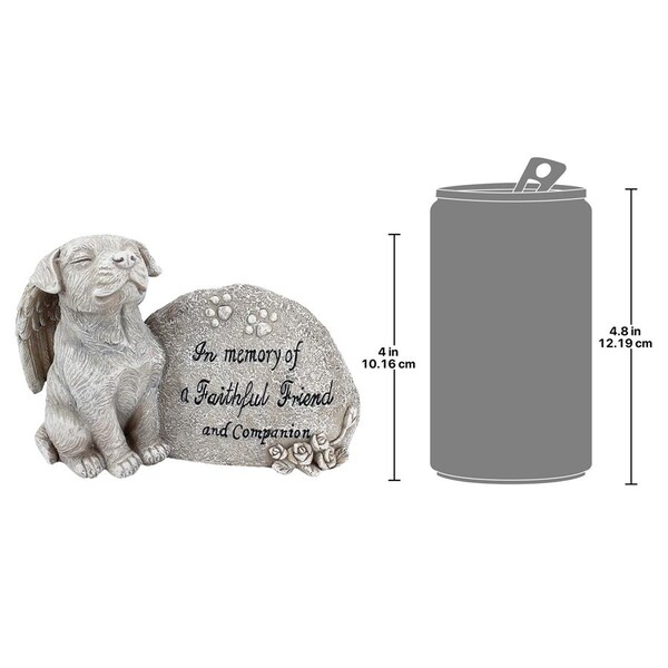 Design Toscano Forever in Our Hearts Memorial Dog Statue - QL593931
