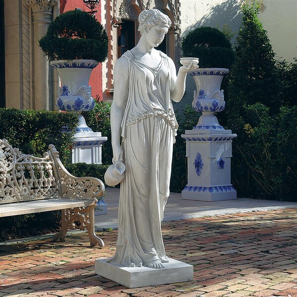 Design Toscano Hebe, the Goddess of Youth Sculpture: Estate - KY1304