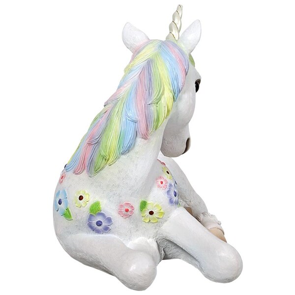 Design Toscano Sparkle the Mystical Magical Resting Unicorn Statue - NE170215