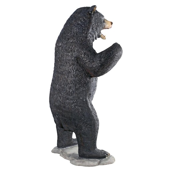 Design Toscano Growling Black Bear Life-Size Statue - NE867203