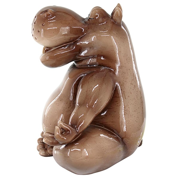 Design Toscano A Ton of Zen Yoga Hippo Garden Statue - JQ12514