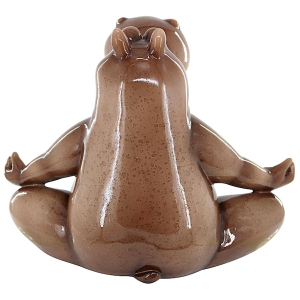 Design Toscano A Ton of Zen Yoga Hippo Garden Statue - JQ12514