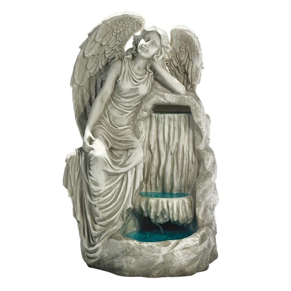 Design Toscano Resting Grace Angel Garden Fountain - KY2084