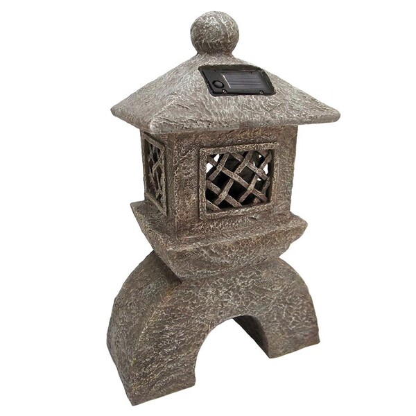 Design Toscano Japanese Pagoda Illuminated Lantern Statue - AL58699