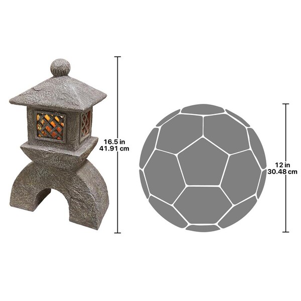 Design Toscano Japanese Pagoda Illuminated Lantern Statue - AL58699