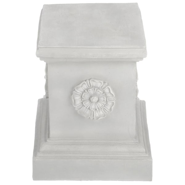 Design Toscano English Rosette Garden Sculptural Plinth: Grande - CL5193
