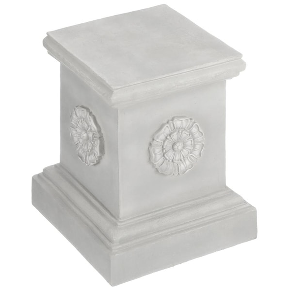 Design Toscano English Rosette Garden Sculptural Plinth: Grande - CL5193