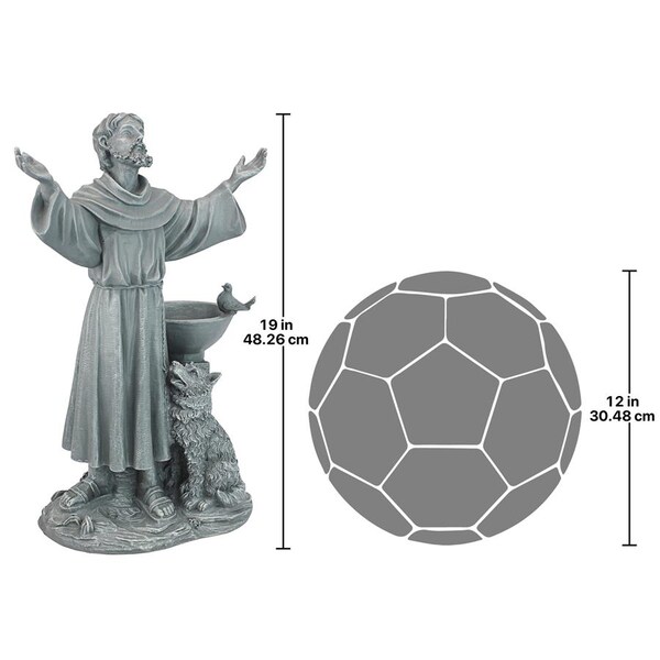 Design Toscano St. Francis's Garden Blessing Sculpture - JE14106