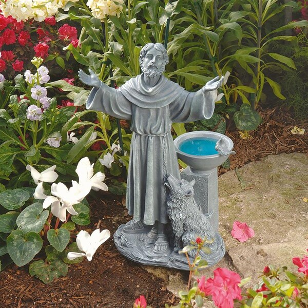 Design Toscano St. Francis's Garden Blessing Sculpture - JE14106