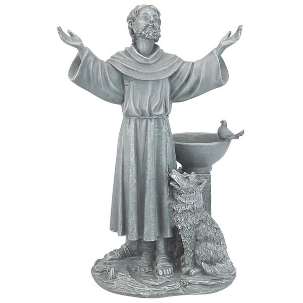 Design Toscano St. Francis's Garden Blessing Sculpture - JE14106