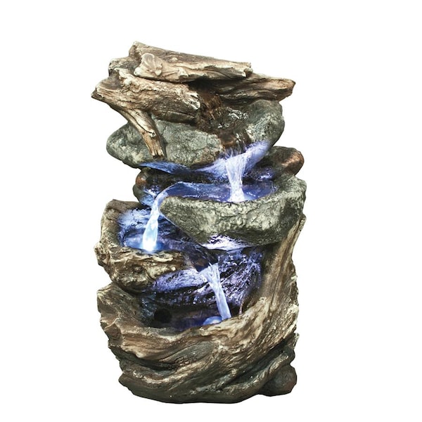 Design Toscano Glacier Peak Cascading Garden Fountain - DW35126