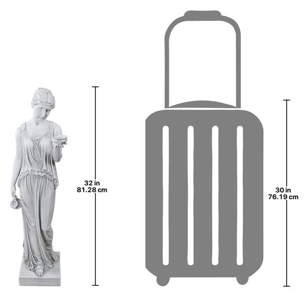 Design Toscano Hebe, the Goddess of Youth Statue: Large - KY71304