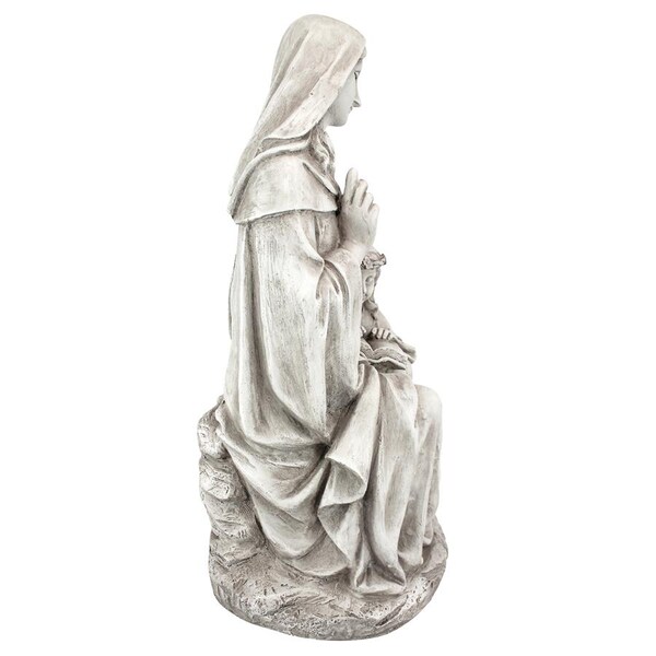 Design Toscano St. Anne with the Young Mary, Mother of Jesus Statue - LY714059