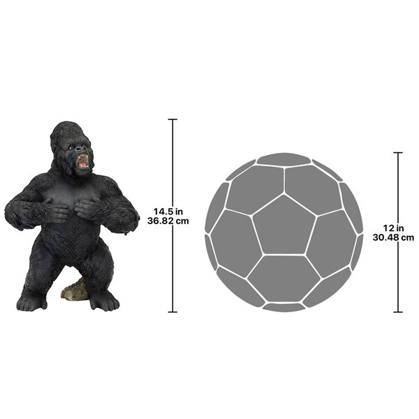 Design Toscano Great Ape Monster Jungle Animal Statue Collection: Large - JQ7233