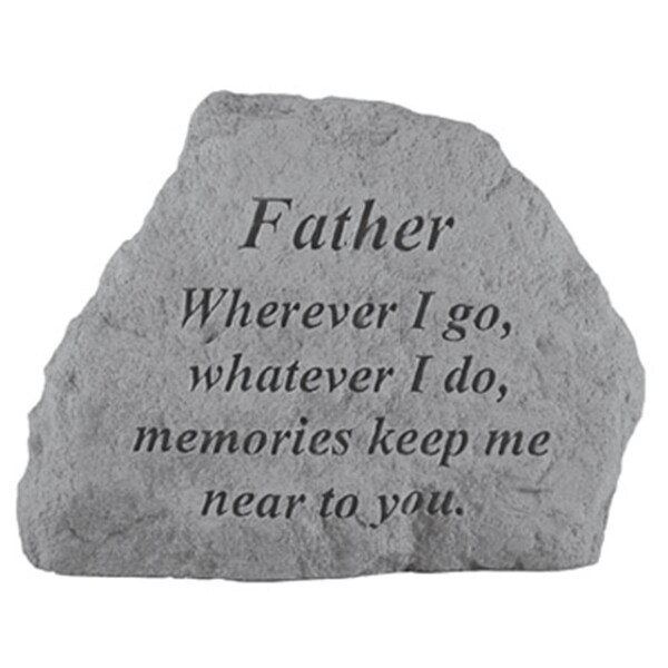 Kay Berry - Inc. Father Wherever I Go-Whatever I Do - Memorial - 6.5 Inches x 4.75 Inches - KA313363