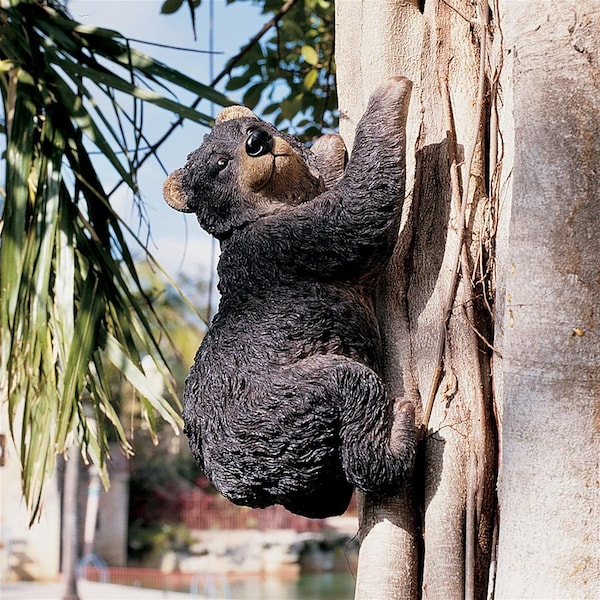 Design Toscano Yonva, the Climbing Bear Sculpture: Set of Two - NG933988