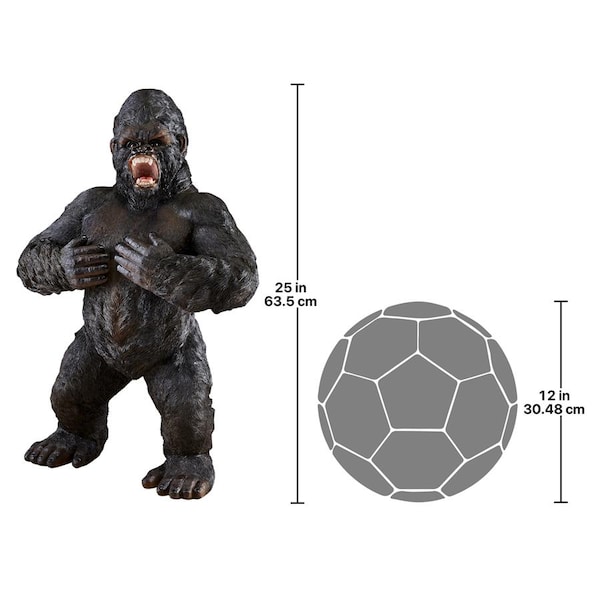 Design Toscano Great Ape Monster Jungle Animal Statue Collection: Giant - JQ7515