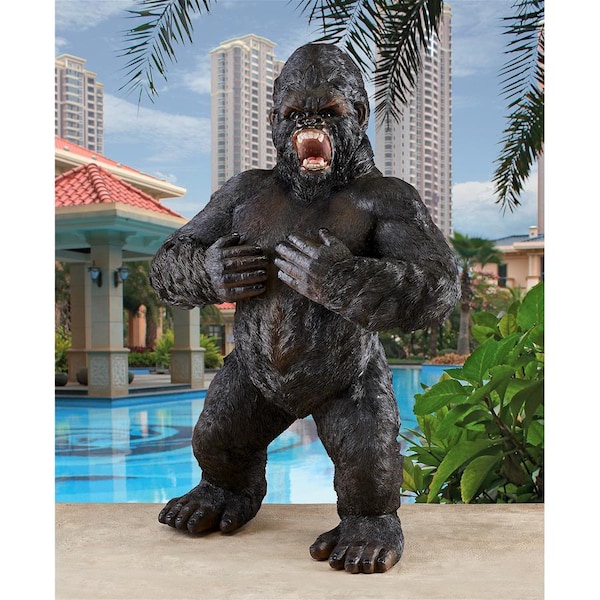 Design Toscano Great Ape Monster Jungle Animal Statue Collection: Giant - JQ7515