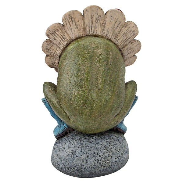 Design Toscano Flowery Frog Garden Welcome Statue - HF300725