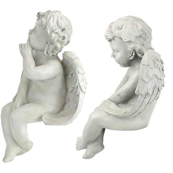 Design Toscano Angels of Meditation and Contemplation Sculptures - JE9101261