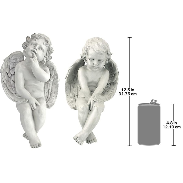 Design Toscano Angels of Meditation and Contemplation Sculptures - JE9101261