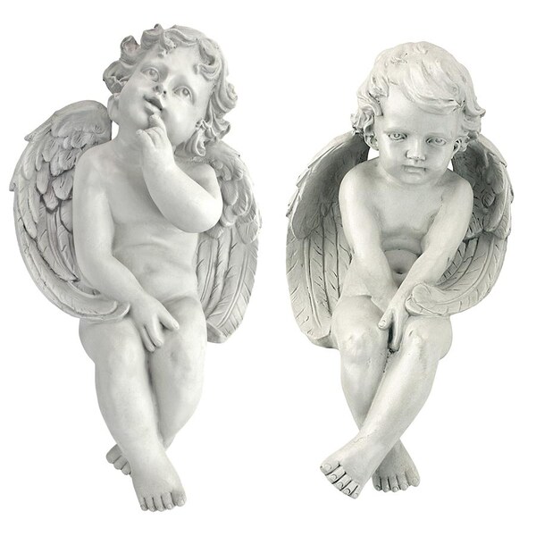 Design Toscano Angels of Meditation and Contemplation Sculptures - JE9101261