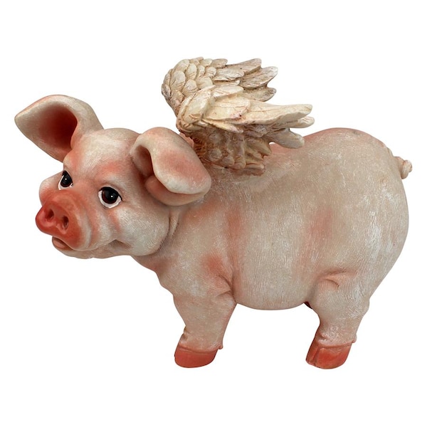 Design Toscano Hog Heaven Flying Pigs Statue Collection: Standing - QL57203