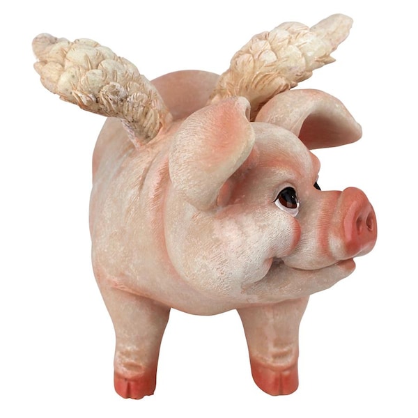 Design Toscano Hog Heaven Flying Pigs Statue Collection: Standing - QL57203