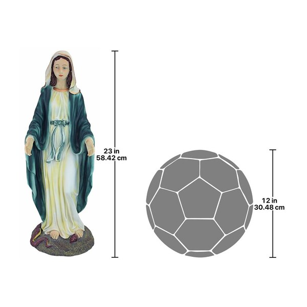 Design Toscano Virgin Mary, the Blessed Mother Garden Statue - KY53061