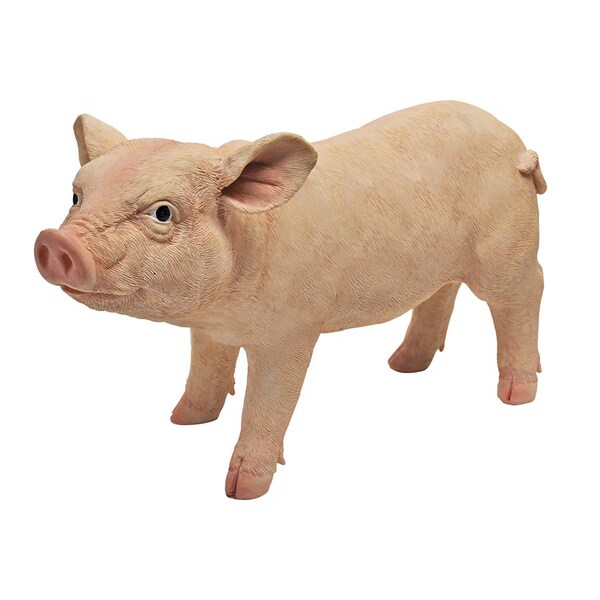 Design Toscano Sandman and Porker, the Piggies Garden Statues: Porker - QM224191