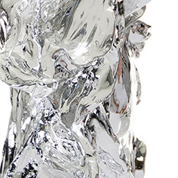 Homeroots Modern Head Sculpture - Silver Horse - 284045