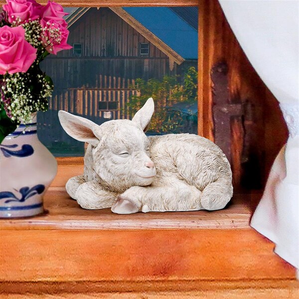 Design Toscano Just Kidding Around Baby Goat Animal Statue - JQ11292