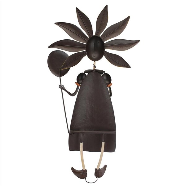 Design Toscano Flower Children Metal Garden Statue: Girl - FU71633