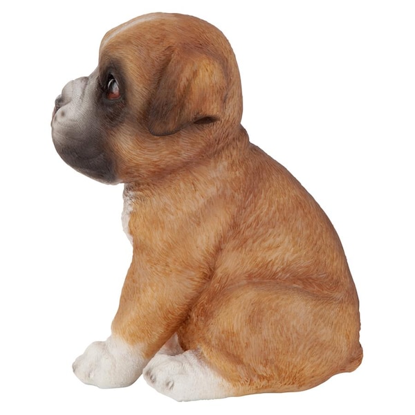 Design Toscano Boxer Puppy Partner Collectible Dog Statue - JQ111031